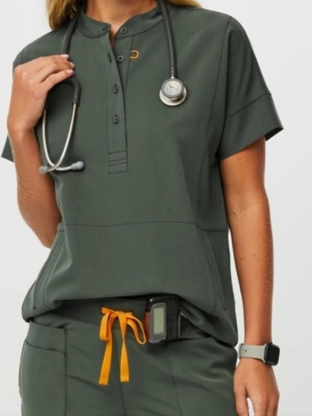 FIGS MOSS Scrub Top. Size Xl